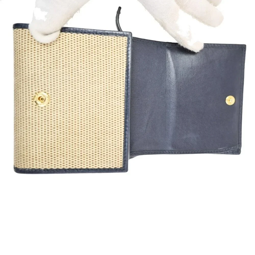 GUCCI GG Horsebit Bifold Wallet Purse Canvas Leather Beige GHW Italy 38TA347 - Picture 9 of 13